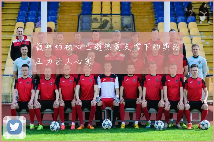 裁判的初心已逝热爱支撑下的舆论压力让人心寒